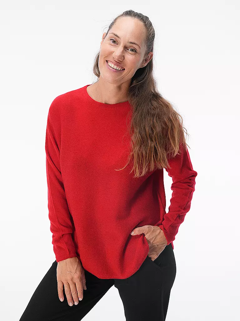 DAVIDA | Kaschmirpullover  | rot