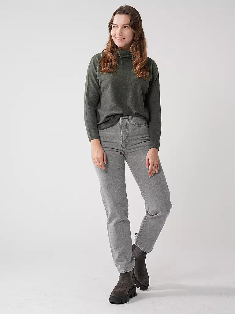 DAVIDA | Kaschmirpullover  | olive