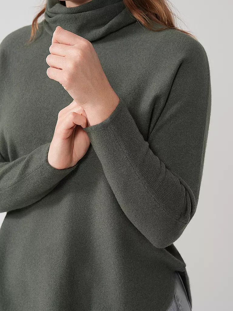 DAVIDA | Kaschmirpullover  | olive