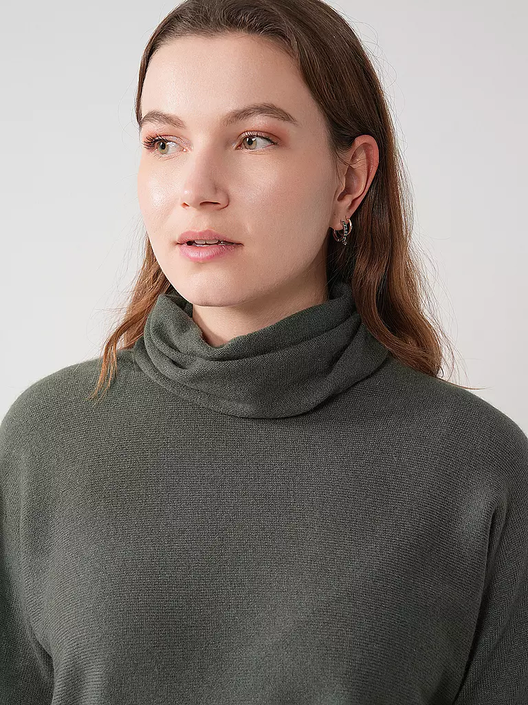 DAVIDA | Kaschmirpullover  | olive