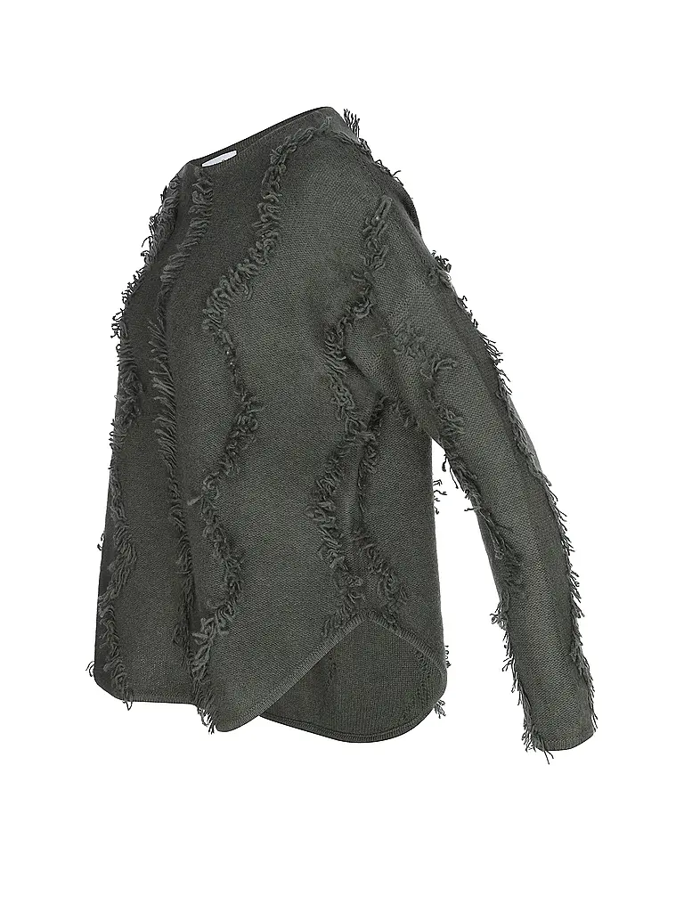 DAVIDA | Kaschmirpullover  | dunkelgrün