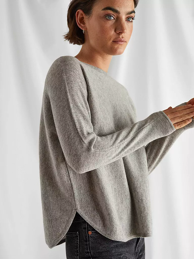 DAVIDA | Kaschmirpullover | grau