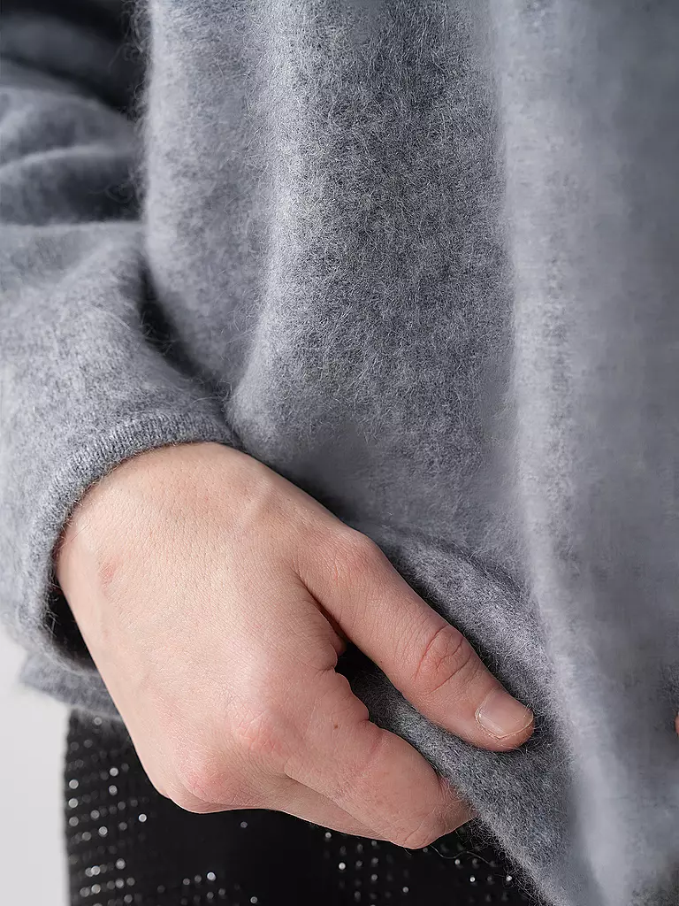 DAVIDA | Kaschmirpullover | hellgrau