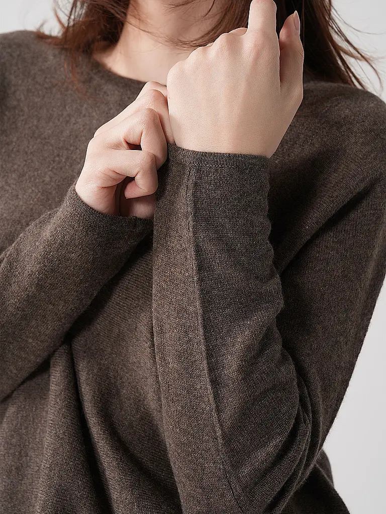 DAVIDA | Kaschmirpullover | braun
