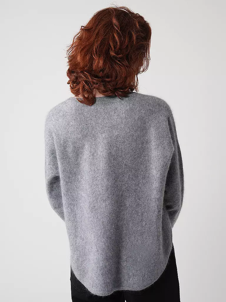 DAVIDA | Kaschmirpullover | hellgrau