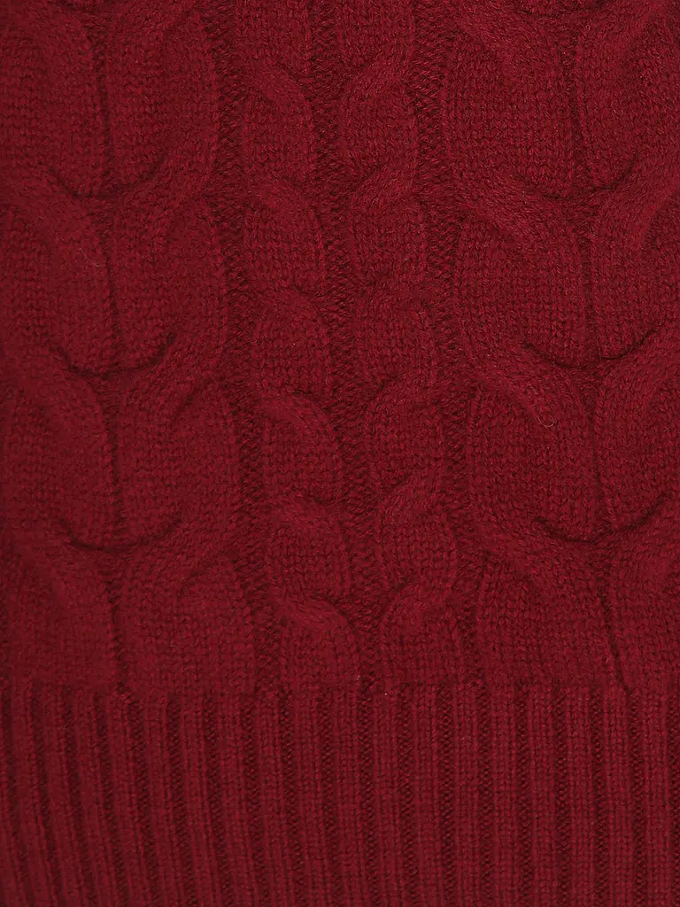 DAVIDA | Kaschmirpullunder  | rot