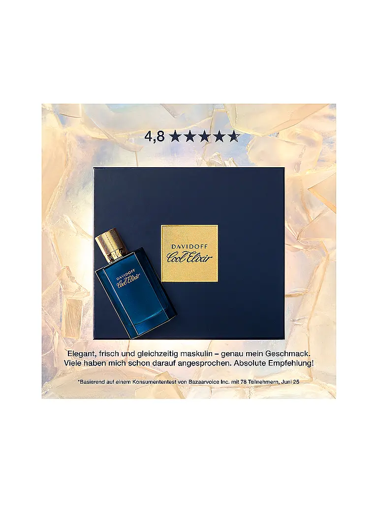 DAVIDOFF | Geschenkset - Cool Elixir Eau de Parfum Intense Set 75ml / 50ml | keine Farbe