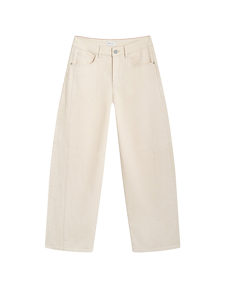 DAWN DENIM Jeans Barrel Leg ASH creme | 25/L30
