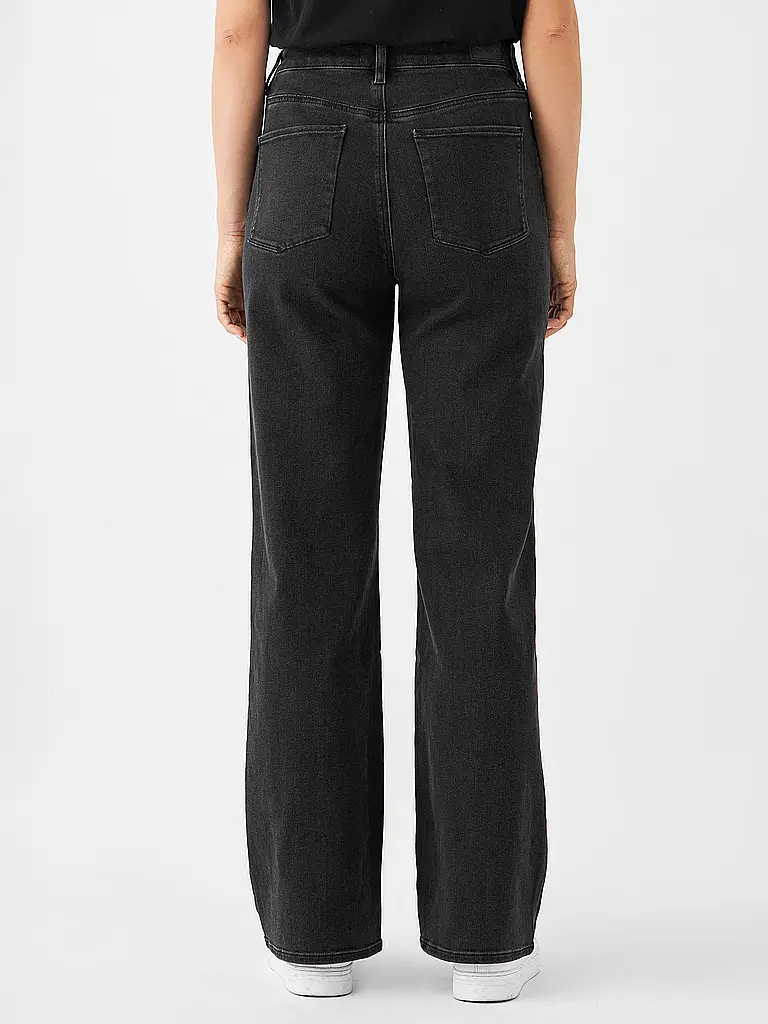 DAWN DENIM | Jeans Flared Fit DEW CLASSIC | schwarz