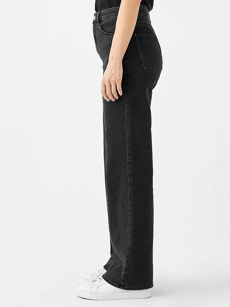 DAWN DENIM | Jeans Flared Fit DEW CLASSIC | schwarz