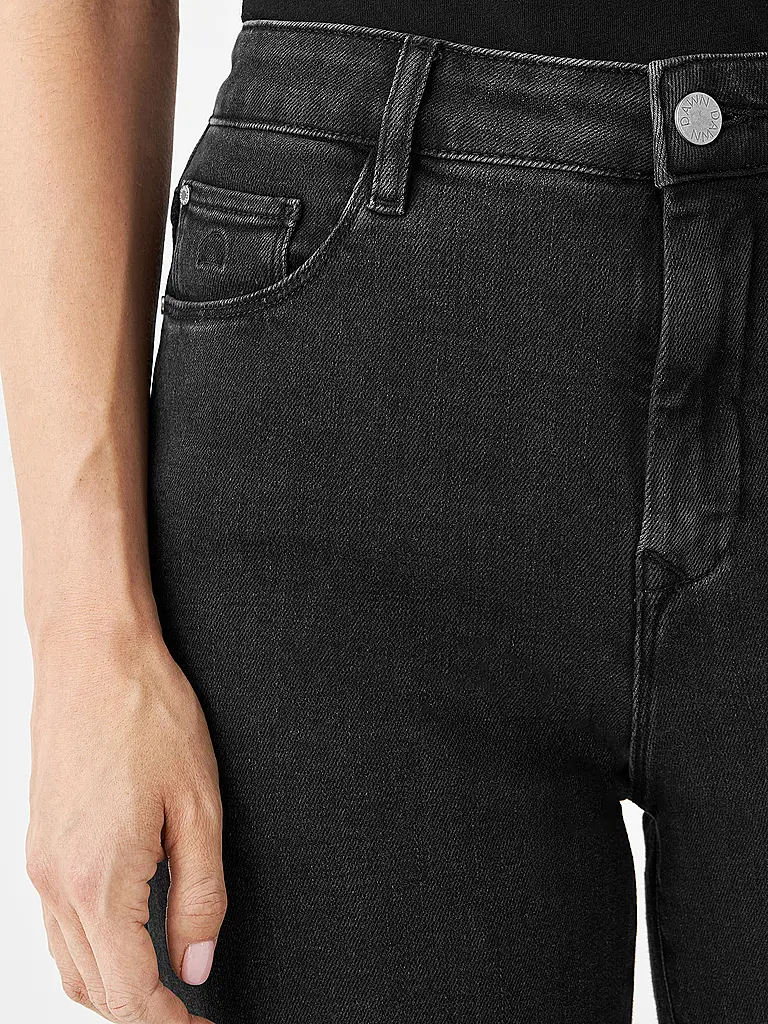 DAWN DENIM | Jeans Flared Fit DEW CLASSIC | schwarz