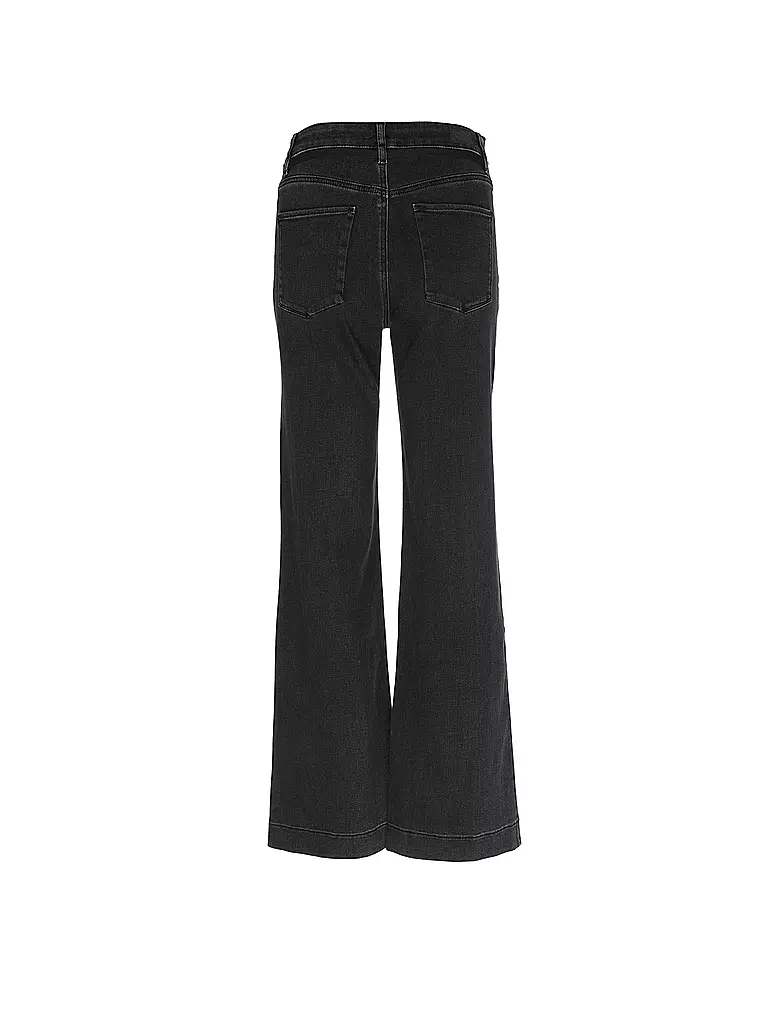 DAWN DENIM | Jeans Flared Fit | schwarz