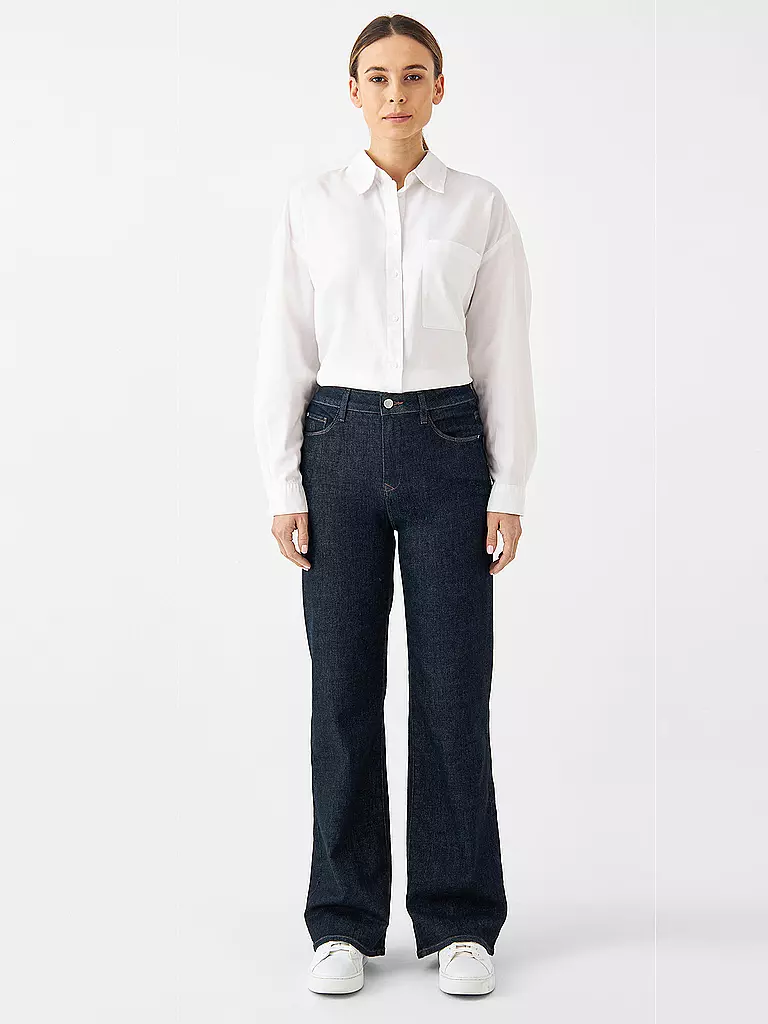 DAWN DENIM | Marlenehose DEW | dunkelblau