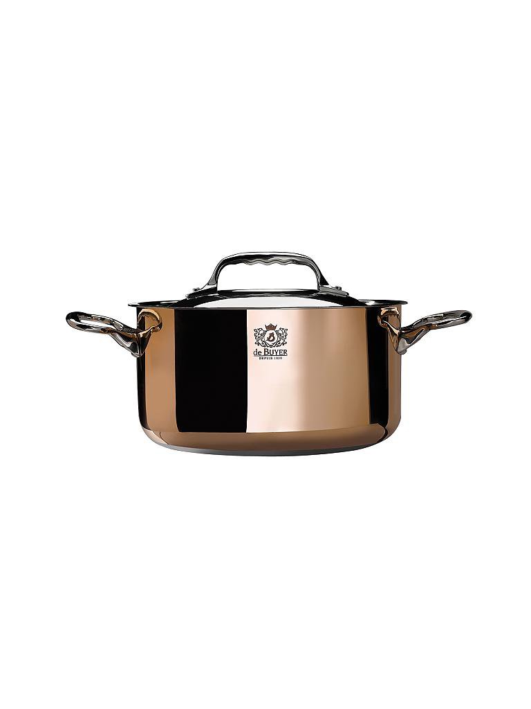 DE BUYER | Kochtopf "Prima Matera" 20cm 3,3l (Kupfer) | braun