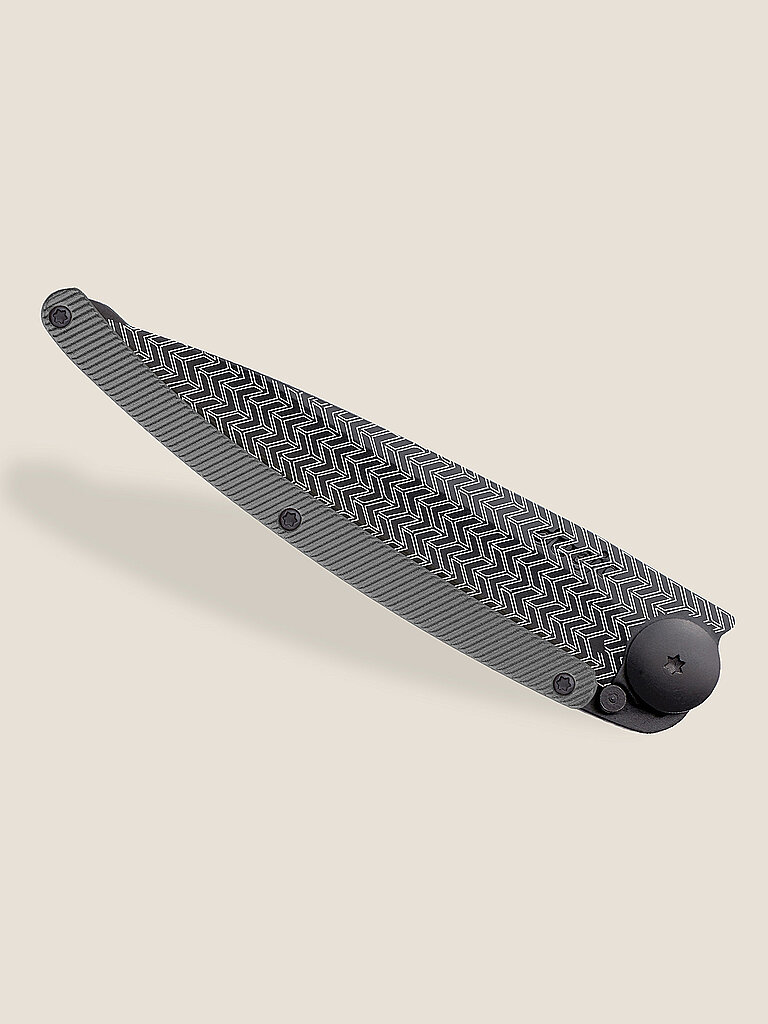 DEEJO Taschenmesser Tattoo Aluminium ILLUSION 37GR schwarz – DEEJO