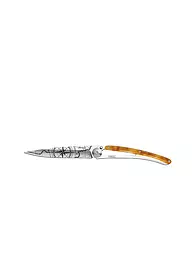 DEEJO | Taschenmesser Schildpattoptik Hochglanz TERRA INCGNITA 37G  | silber