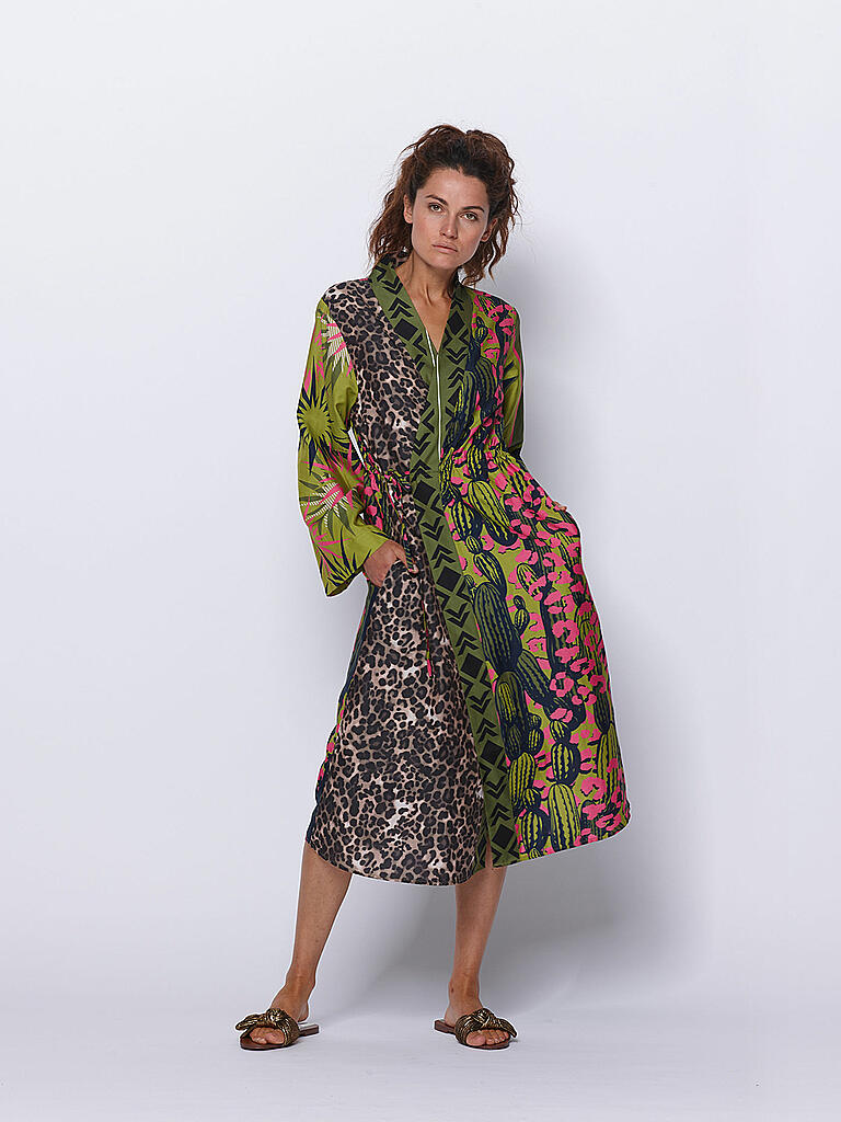 DELICATELOVE | Kleid - Kimono SASA | grün