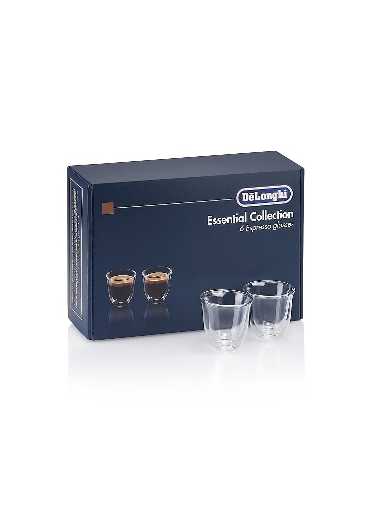 DELONGHI Espressoglas 6er Set doppelwandig DLSC300 – Delonghi