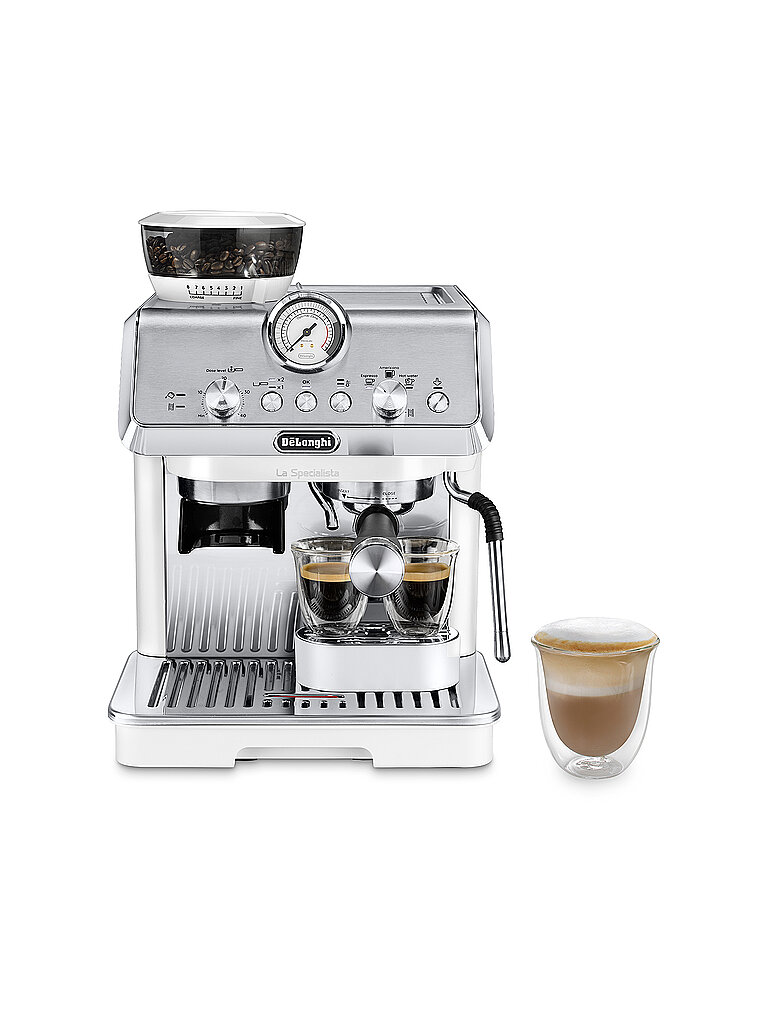 DELONGHI Espressomaschine La Specialista EC9155W Metall / Weiss weiss