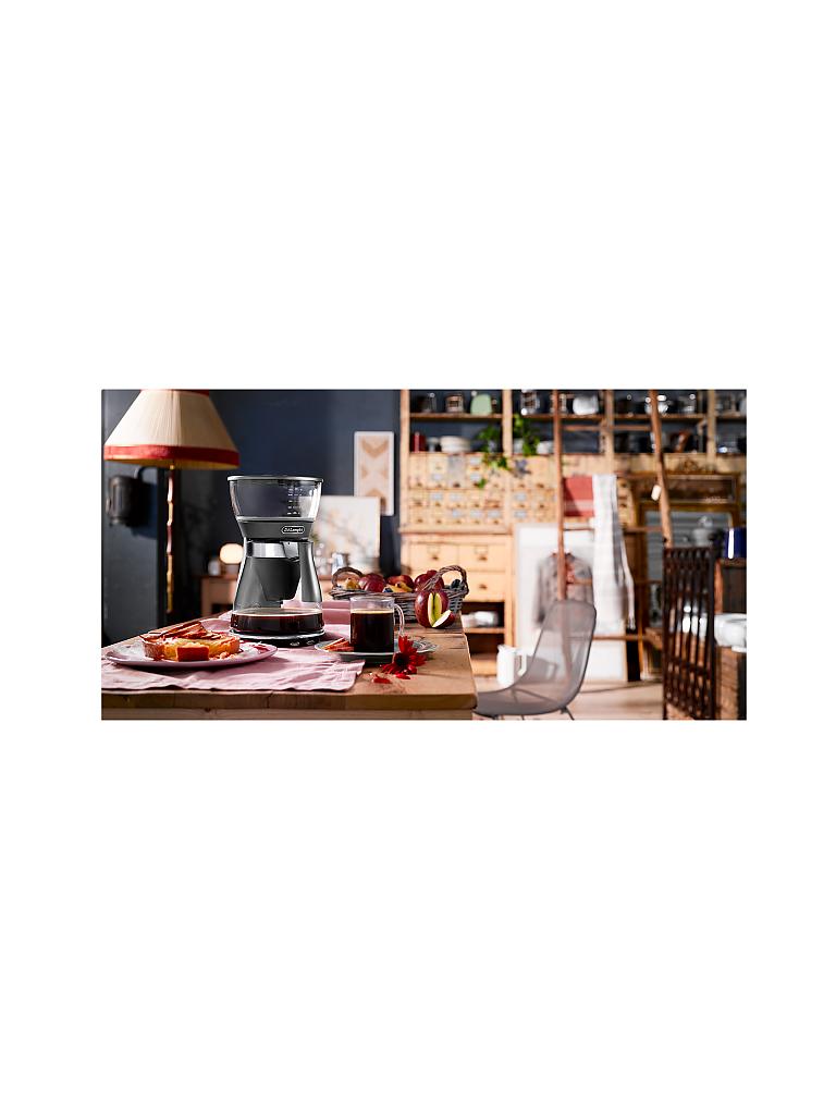 DELONGHI Filterkaffeemaschine Clessidra ICM17210 silber