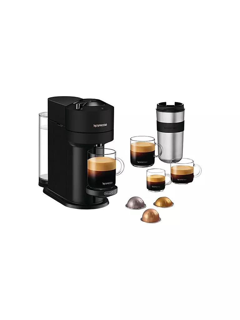 DELONGHI | Nespresso Kaffeemaschine Vertou Next System (Schwarz) | schwarz