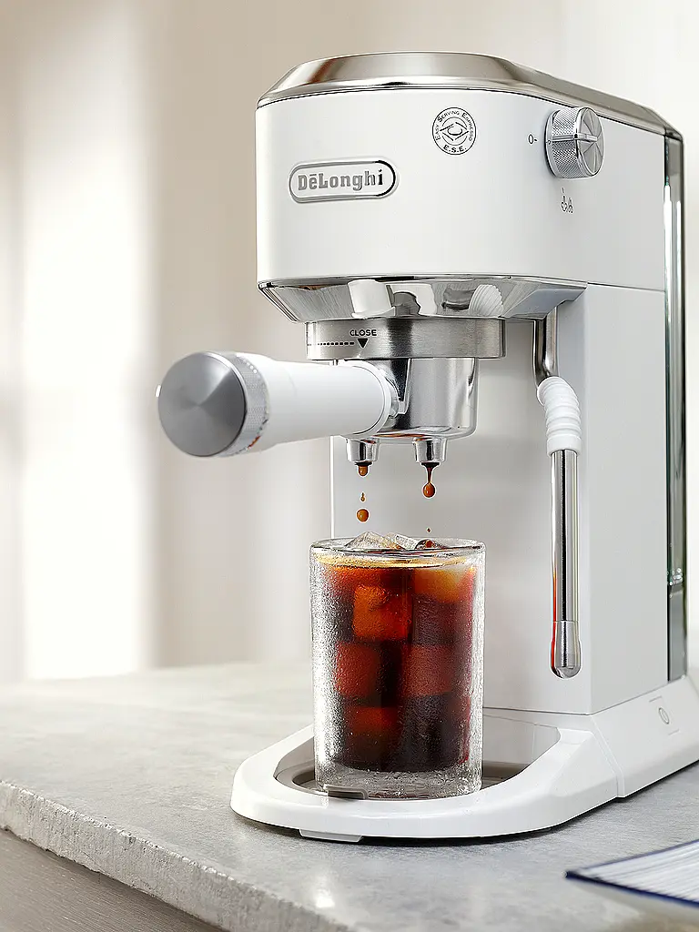 DELONGHI | Siebträgermaschine ESPRESSO DEDICA DUO Weiss | Weiss