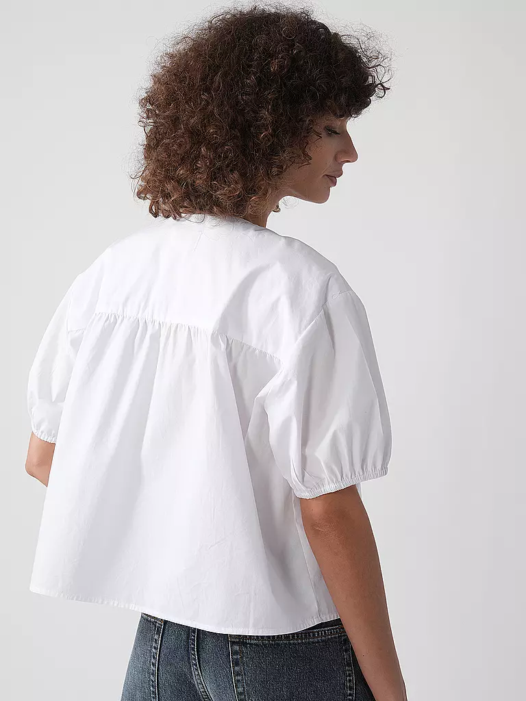 DESIGNERS REMIX | Bluse CLAIRE | weiss