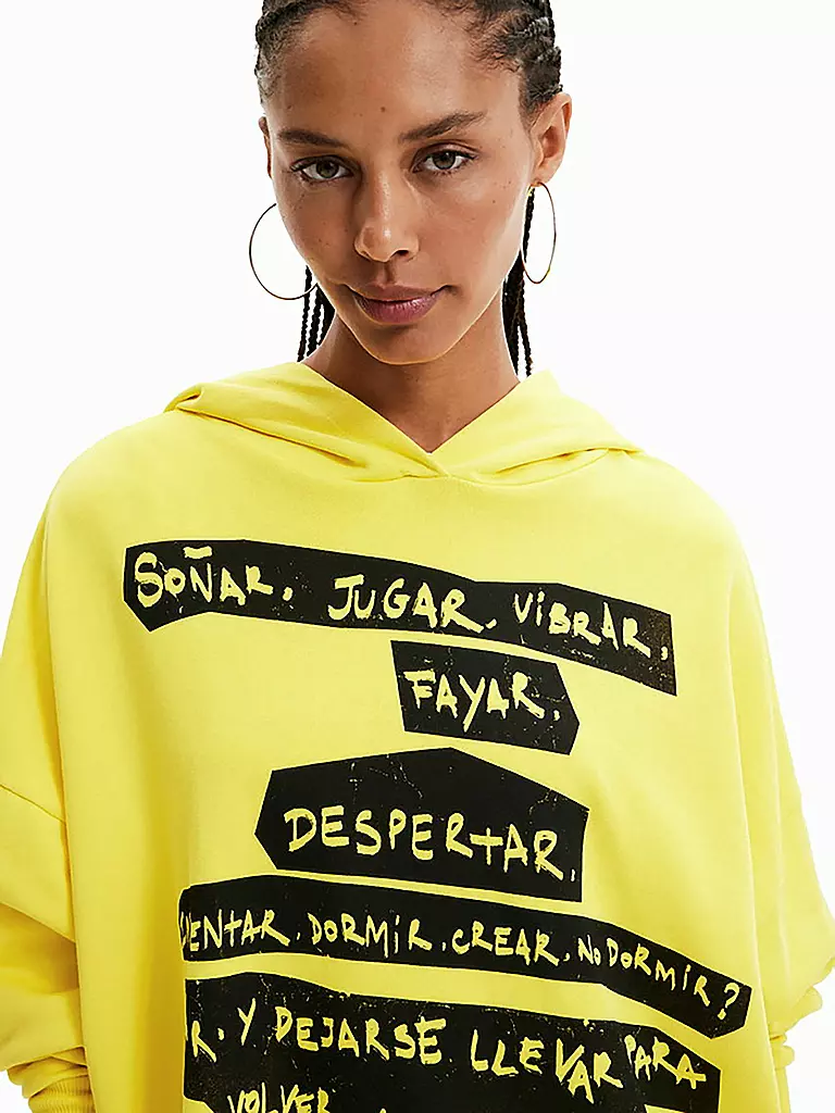 DESIGUAL | Kapuzenpullover - Hoodie | gelb