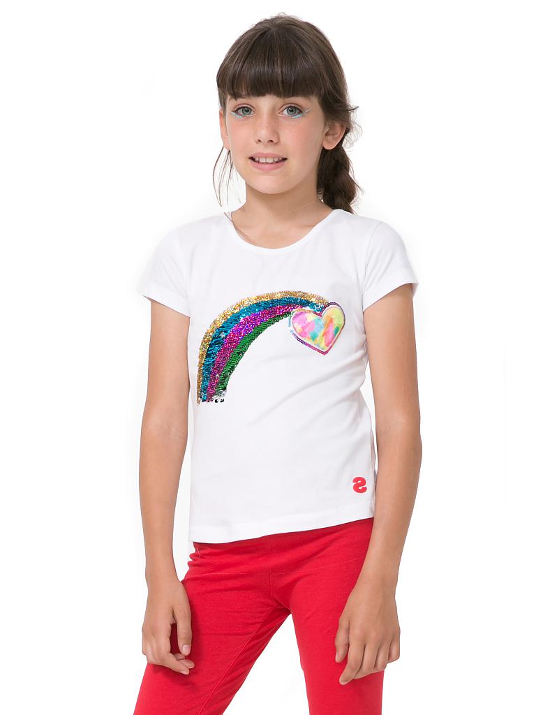 DESIGUAL | Mädchen- T-Shirt mit Wende-Pailletten | 
