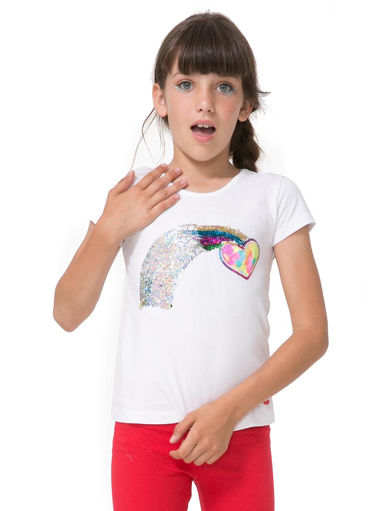 DESIGUAL | Mädchen- T-Shirt mit Wende-Pailletten | 