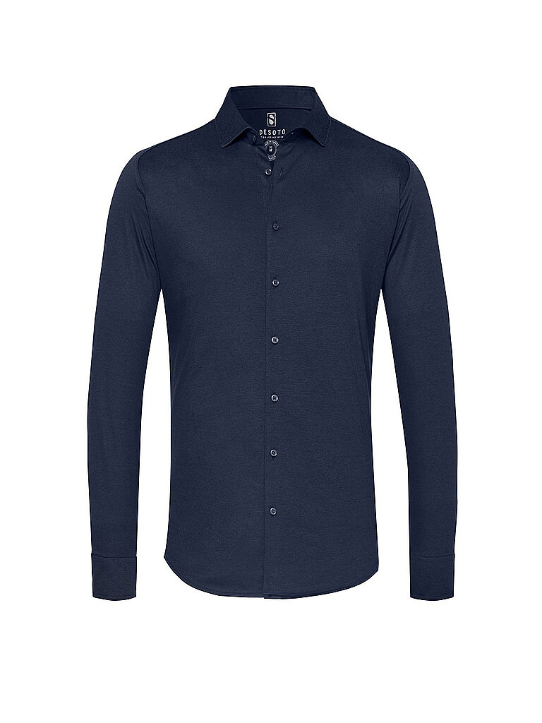 DESOTO Jerseyhemd blau | XS