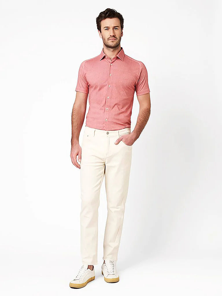 Desoto Hemd Slim Fit Rot | Xxl