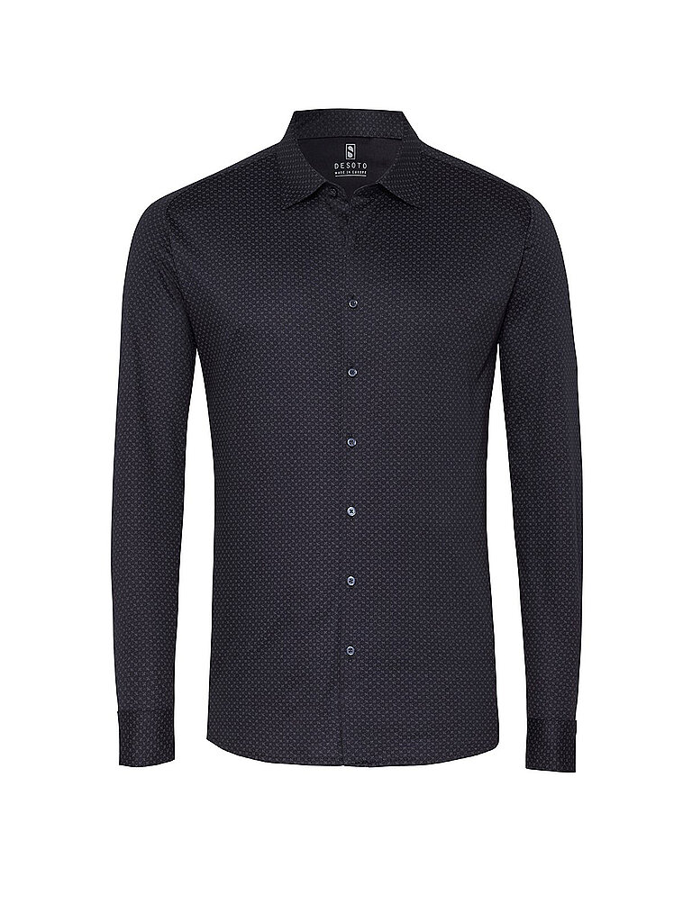 DESOTO Jerseyhemd Slim Fit  blau | L