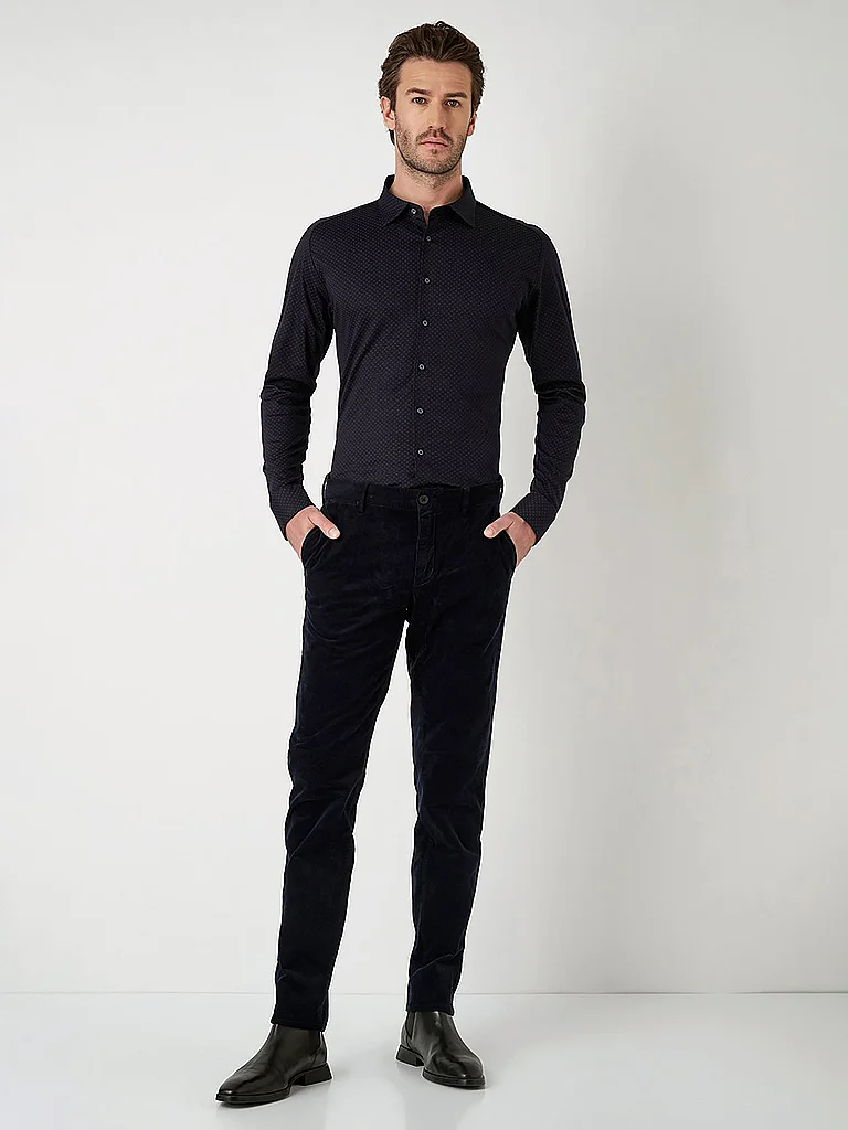 DESOTO Langarmhemd "Jerseyhemd Casual Kent"
