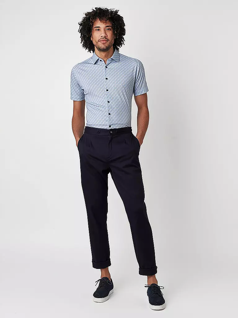 DESOTO | Jerseyhemd Slim Fit  | blau