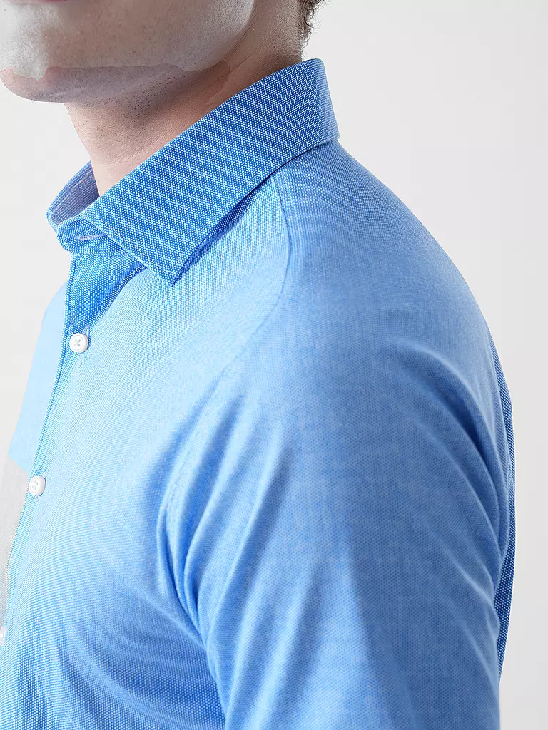 DESOTO | Jerseyhemd Slim Fit  | blau