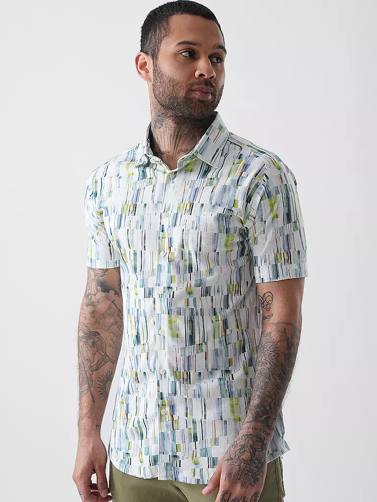 DESOTO | Jerseyhemd Slim Fit | dunkelblau