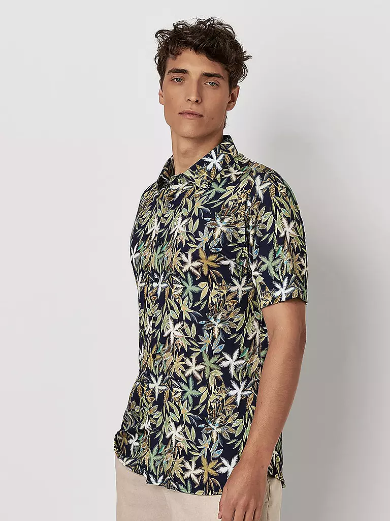 DESOTO | Jerseyhemd Slim Fit | grün