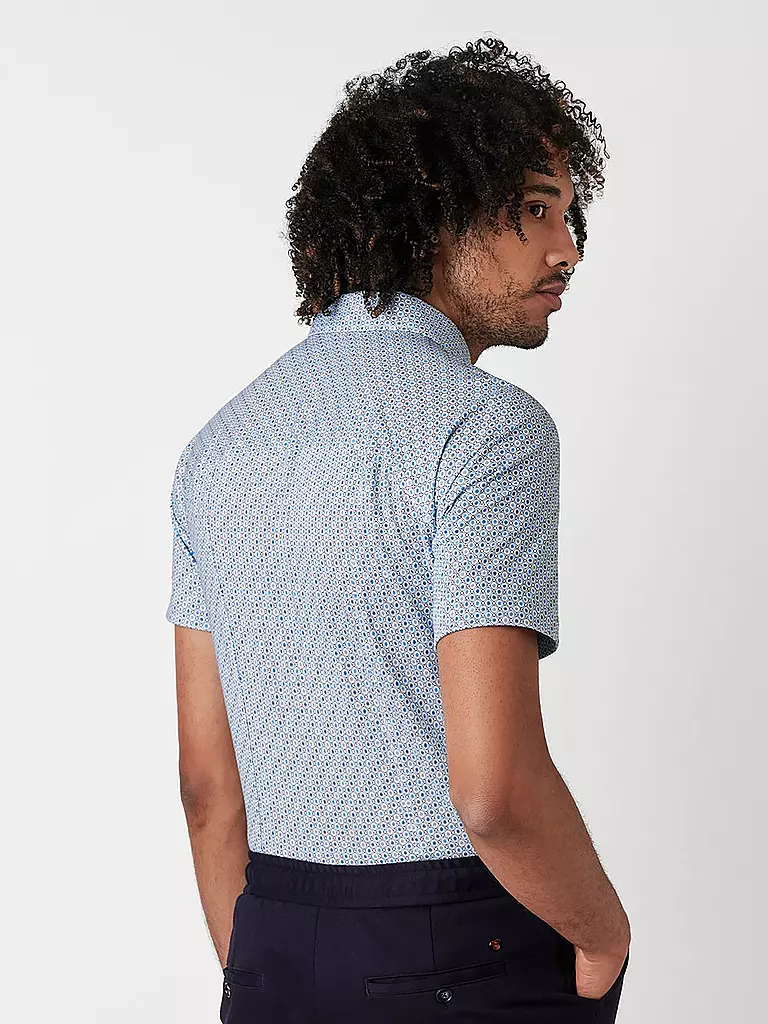 DESOTO | Jerseyhemd Slim Fit | blau