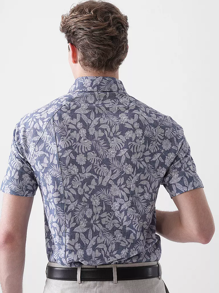 DESOTO | Jerseyhemd Slim Fit | grau