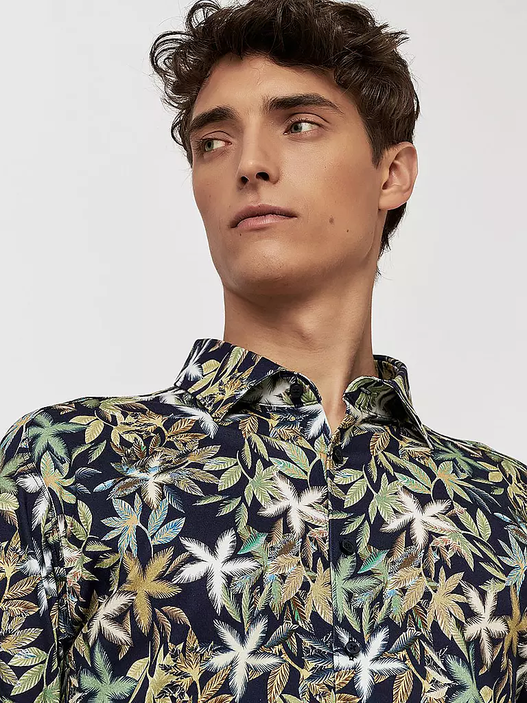 DESOTO | Jerseyhemd Slim Fit | grün