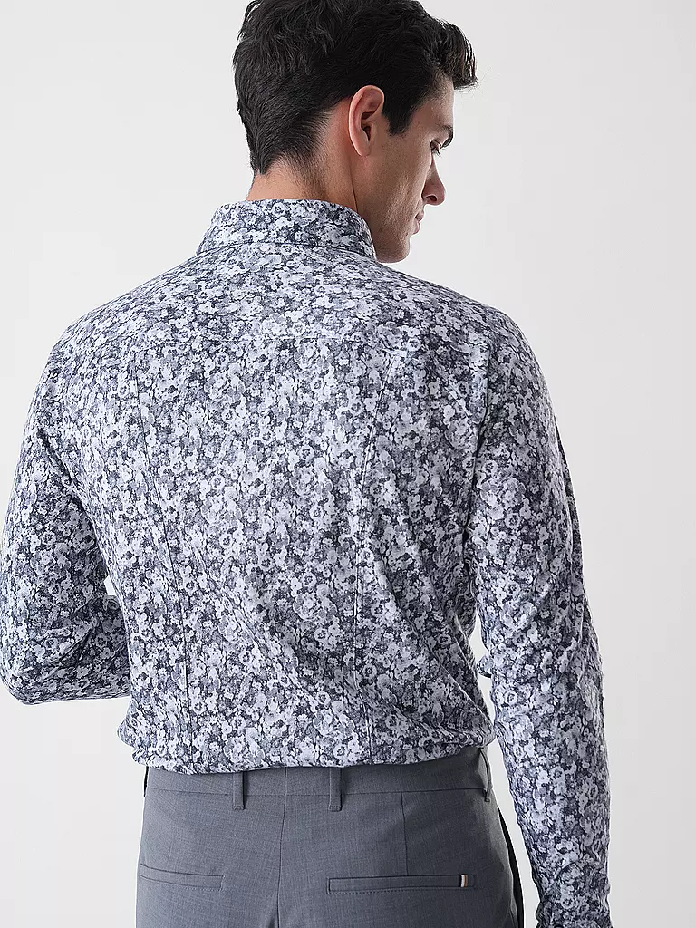 DESOTO | Jerseyhemd Slim Fit | dunkelblau