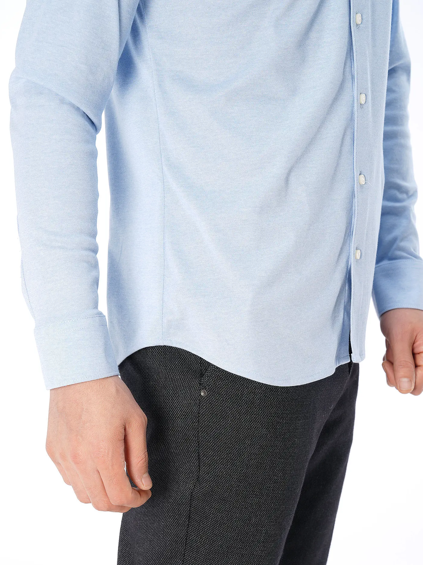 DESOTO | Jerseyhemd | hellblau