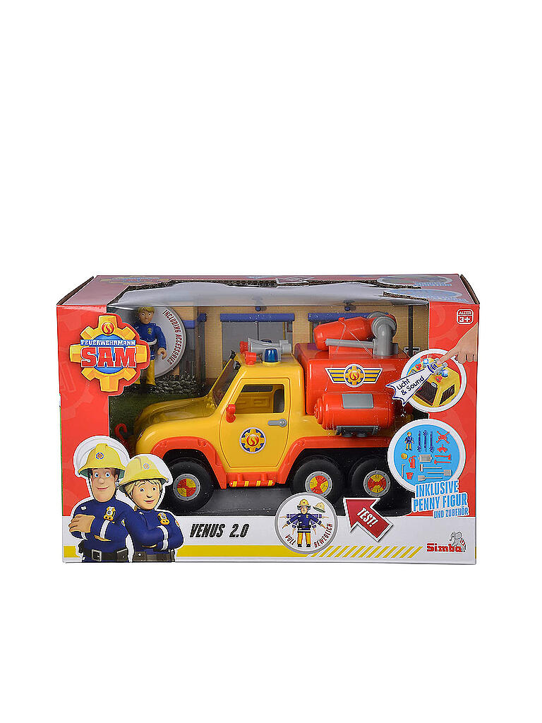 Feuerwehrmann Sam Rettungswagen 2 In 1 DICKIE Feuerwehrmann Sam Feuerwehrauto Venus 2.0 mit Figur keine Farbe