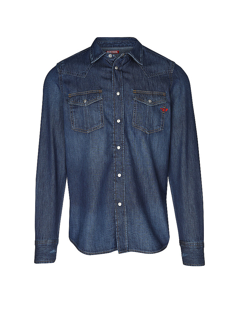 DIESEL Jeanshemd D-VEGA blau | L