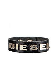 DIESEL | Lederarmband | schwarz