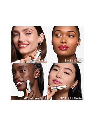 DIOR | Dior Addict Glass Lipstick Ultra-glänzender und feuchtigkeitsspendender Lipgloss Stick (306 Rose Charms)