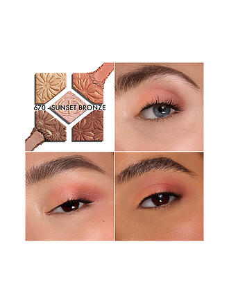 DIOR | Diorshow 5 Couleurs  – Limitierte Edition Lidschattenpalette – 5 Lidschatten (670 Sunset Bronze)