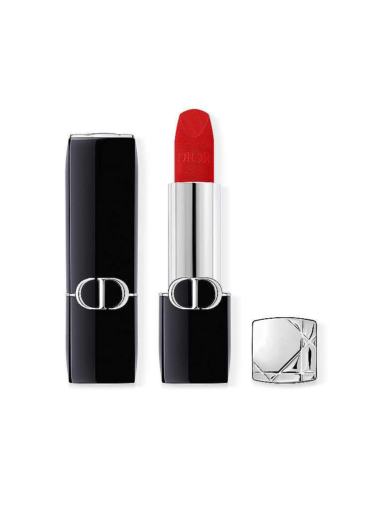 DIOR Rouge Dior Velvet Lippenstift (999 Velvet Finish)