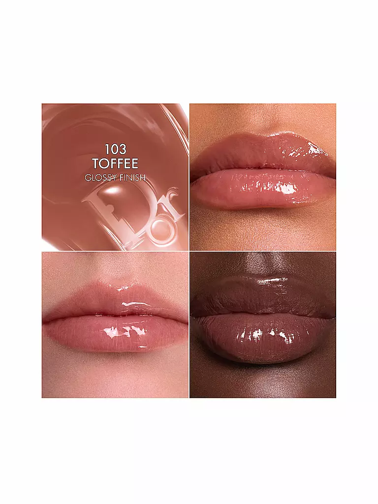 DIOR | Dior Addict Lip Glow Butter Hochglänzende Lippenpflege (103 Toffee) | beere